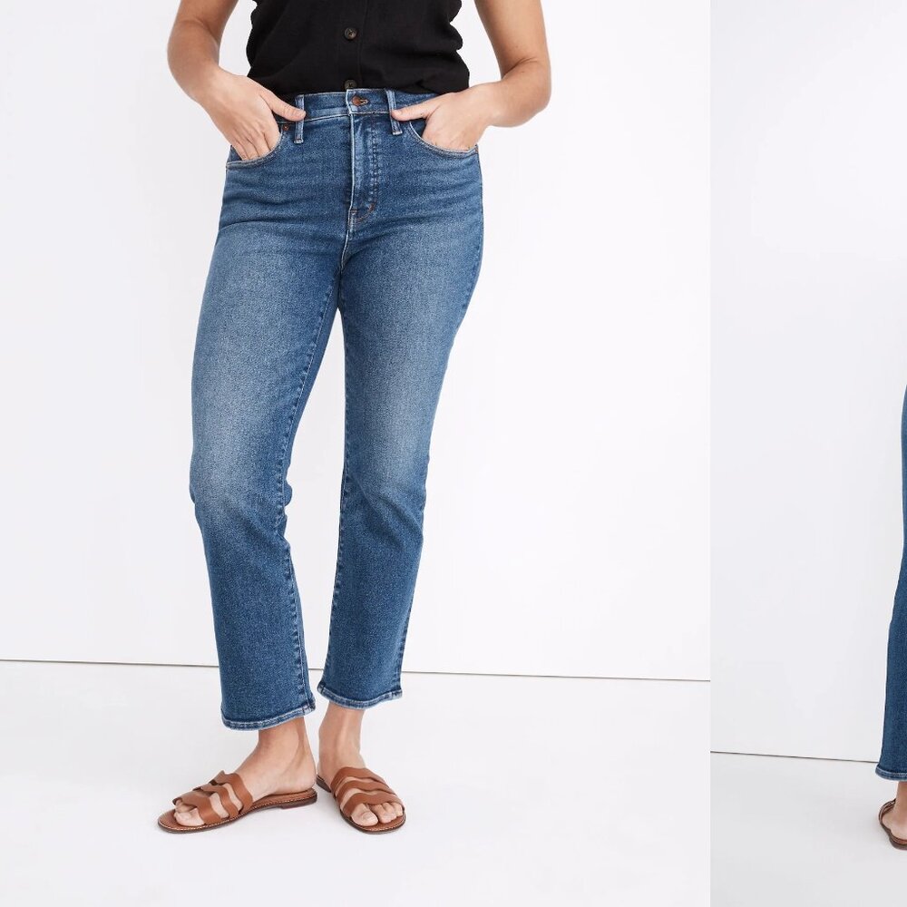 Madewell Women's Bootcut Jeans in Medium Blue Wash